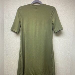 Lululemon Cotton Front-Wrap Dress